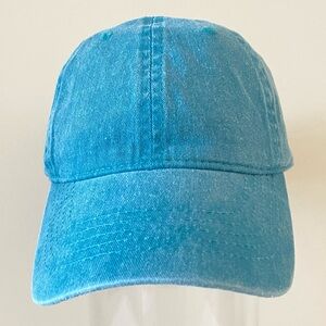 Women's Vivid Teal Optimum-Solid Pigment-Dyed Velcro Closure Hat - One Size